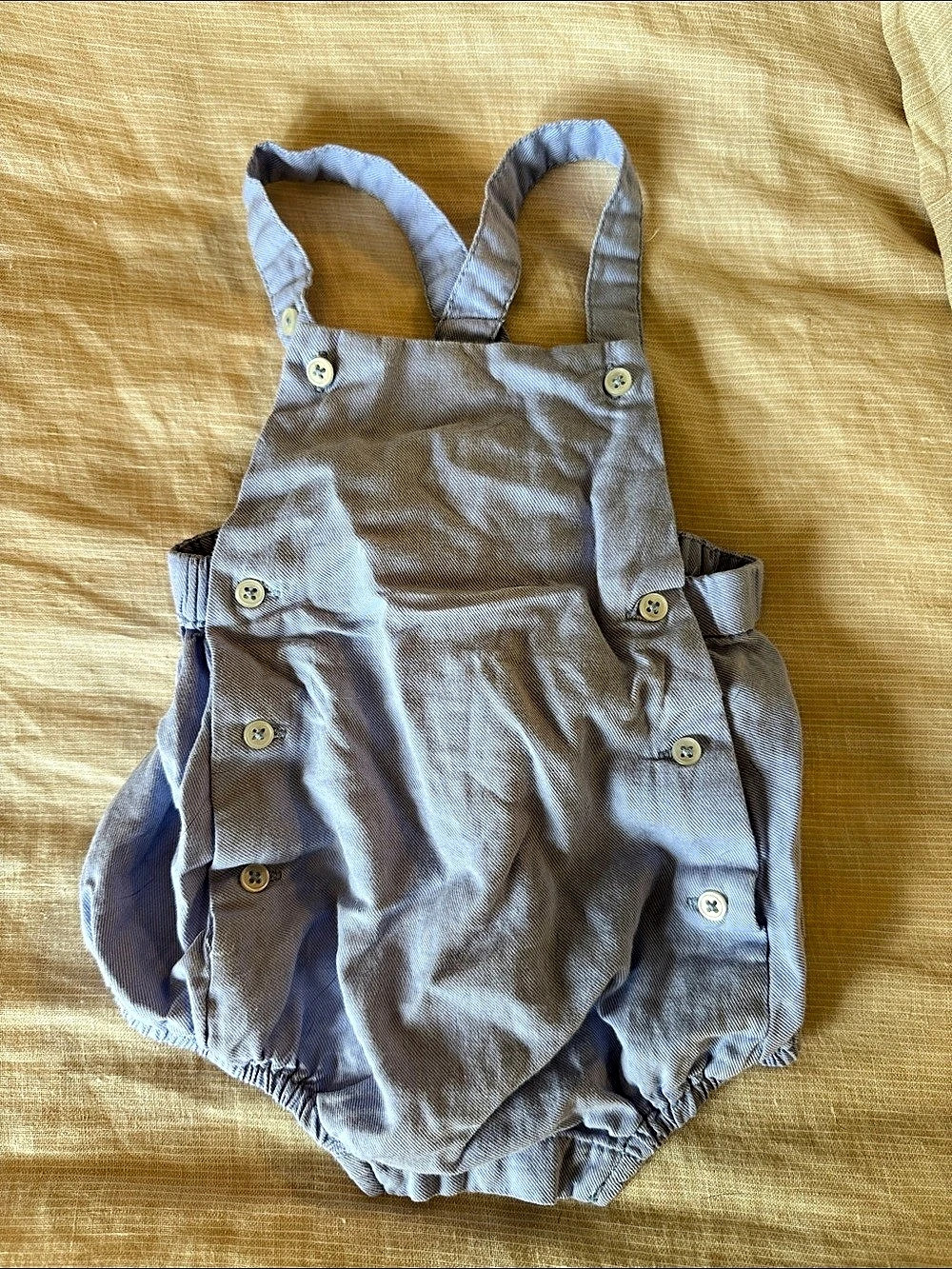 Bout’chou Baby Blue Romper Size 3M
